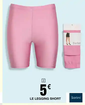 Cora x Carrefour Sarlini legging short offre