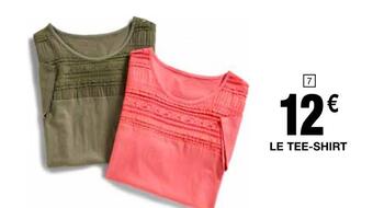 Cora x Carrefour Influx tee-shirt offre
