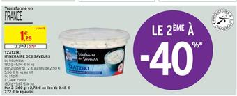 Intermarché Itinéraire des saveurs tzatziki offre