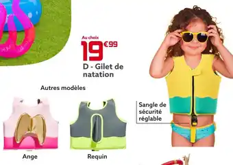 Gifi Gilet de natation offre