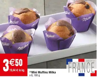 Cora x Carrefour Milka mini muffins offre
