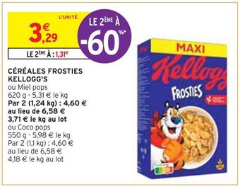 Intermarché Kellogg's céréales frosties offre