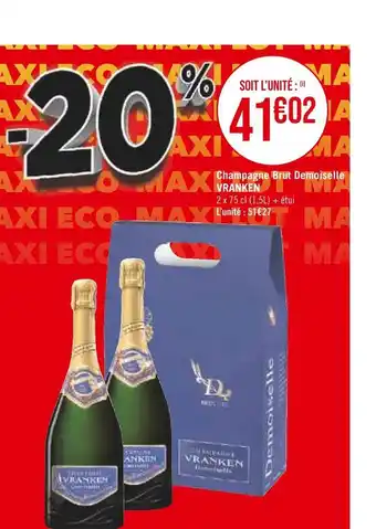 Demoiselle vranken champagne brut