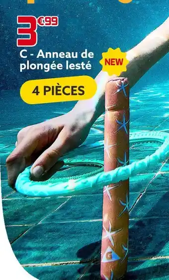 Gifi Funky anneau de plongée lesté offre