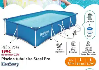 Bestway piscine tubulaire steel pro