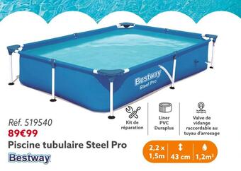 Bestway piscine tubulaire steel pro