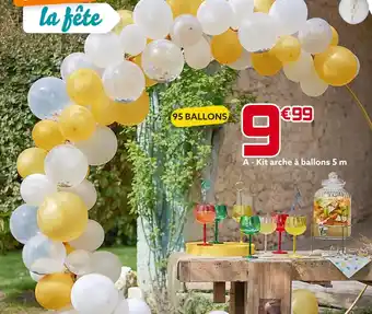 Gifi Kit arche à ballons 5 m offre