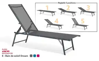 Gifi Bain de soleil dream offre