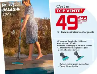 Gifi Balai aspirateur rechargeable offre