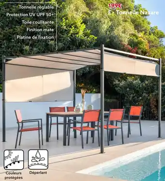 Gifi Tonnelle nazare offre