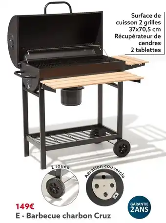 Gifi Barbecue charbon cruz offre