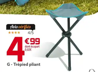 Trépied pliant