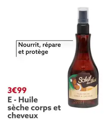 Gifi Huile sèche corps et cheveux offre