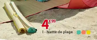 Natte de plage