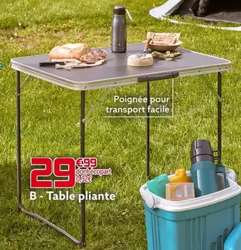 Gifi Table pliante offre