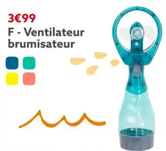 Ventilateur brumisateur