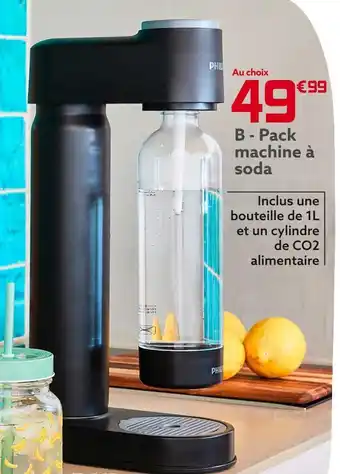 Gifi Pack machine à soda offre