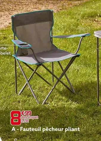 Gifi Fauteuil pêcheur pliant offre