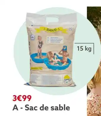 Gifi Sac de sable offre