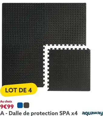 Gifi Aquaway dalle de protection spa x4 offre