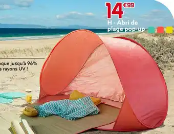 Gifi Abri de plage pop-up offre