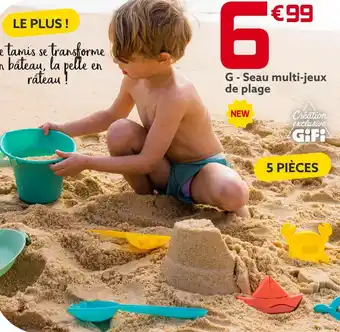 Gifi Seau multi-jeux de plage offre