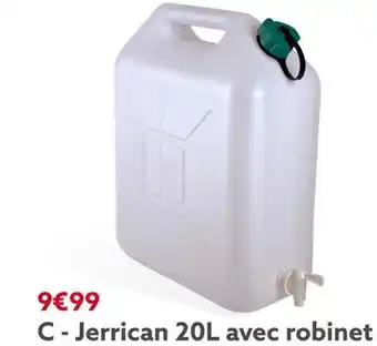 Jerrican 20l avec robinet