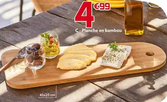 Gifi Planche en bambou offre