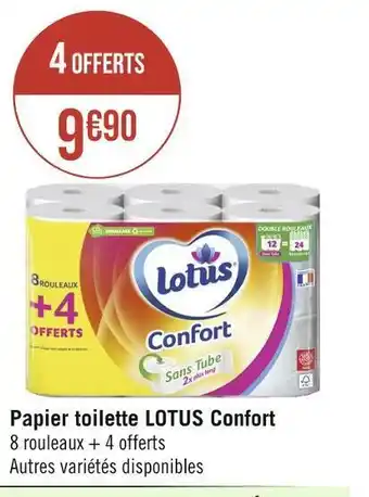 Lotus papier toilette lotus confort
