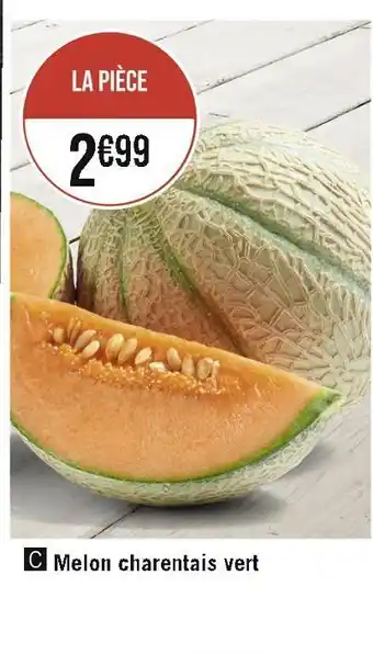 Melon charentais vert