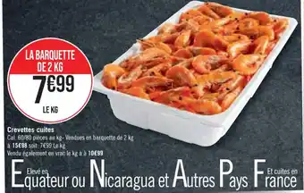 Crevettes cuites