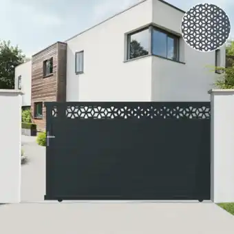 Portail coulissant aluminium signature - montpellier