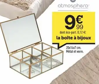 Centrakor La boîte à bijoux offre