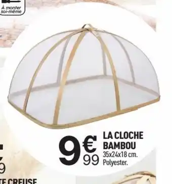 Centrakor LA CLOCHE BAMBOU 35x24x18 cm. offre