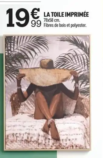 LA TOILE IMPRIMÉE