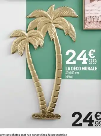 Centrakor LA DÉCO MURALE 60x100 cm. Métal. offre