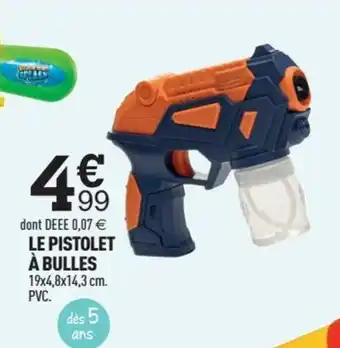 LE PISTOLET À BULLES