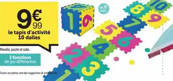 Le tapis d'activité 10 dalles