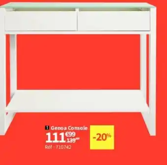 Conforama 11 Genoa Console offre