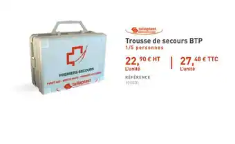 Trousse De Secours Btp Taliaplast