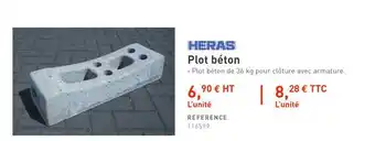 Plot Béton Heras