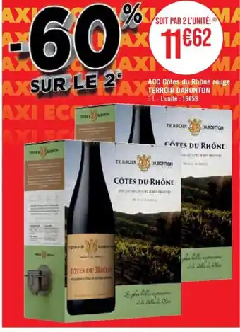 CĂTES DU RHONE TERROIR DARONTON