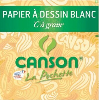 Bureau Vallée POCHETTE DE PAPIER À DESSIN BLANC offre