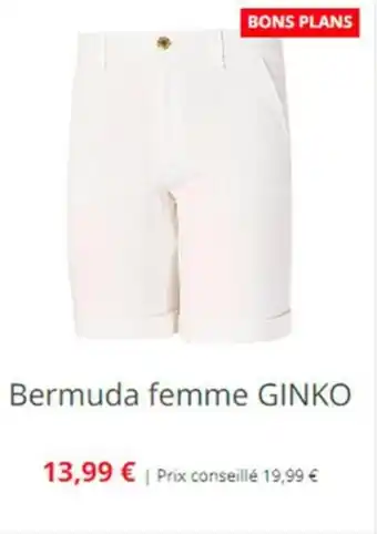Intersport Bermuda femme GINKO offre