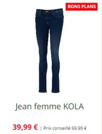 Intersport Jean femme KOLA offre