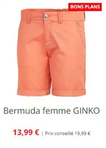 Bermuda femme GINKO