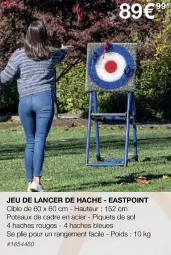 Costco JEU DE LANCER DE HACHE - EASTPOINT offre