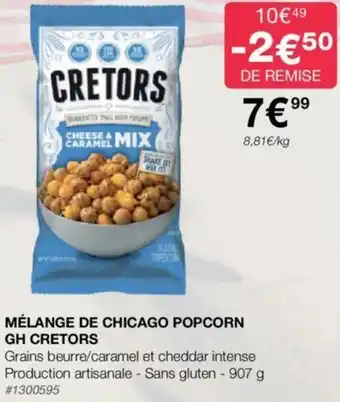 MÉLANGE DE CHICAGO POPCORN GH CRETORS