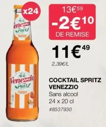 COCKTAIL SPRITZ VENEZZIO Sans alcool 24 x 20 cl #8537930