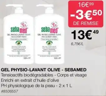 GEL PHYSIO-LAVANT OLIVE - SEBAMED